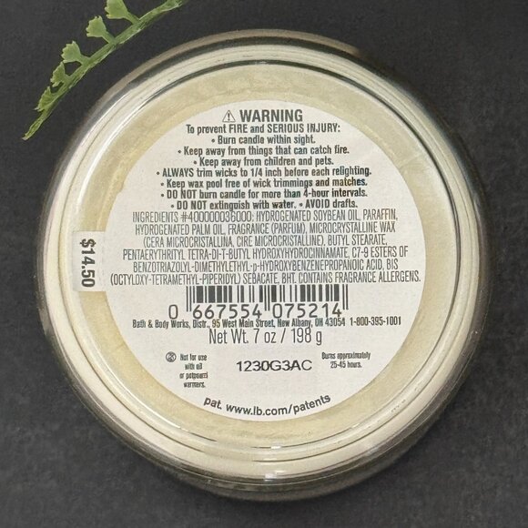 BBW Midnight Blue Citrus White Barn Bath & Body Works Mason Single Wick Candle - Picture 10 of 10